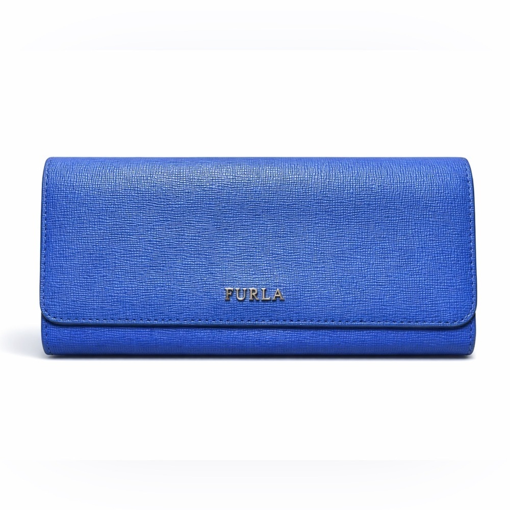 Furla Royal Blue Saffiano Leather Wallet – Timeless Italian Luxury gift